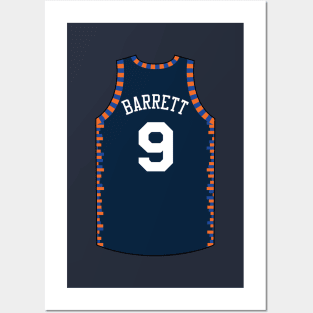 RJ Barrett New York Jersey Qiangy Posters and Art